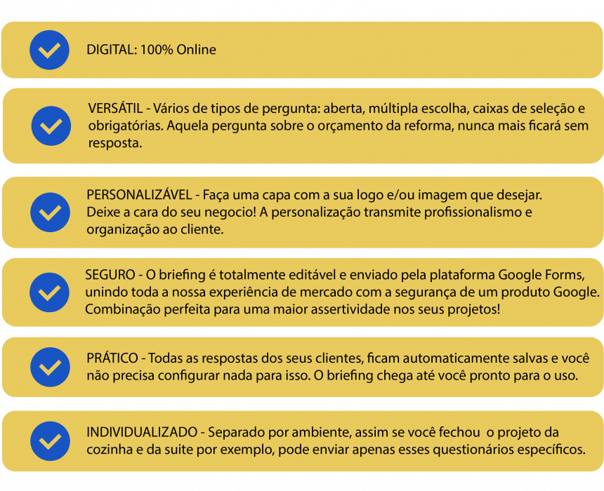 Vantagens de usar o briefinfg